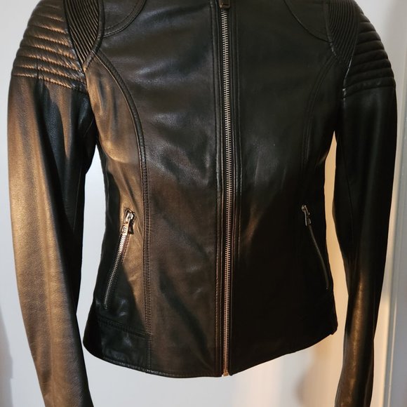 RUDSAK Classic moto leather jacket XS *NWOT* - Picture 2 of 9